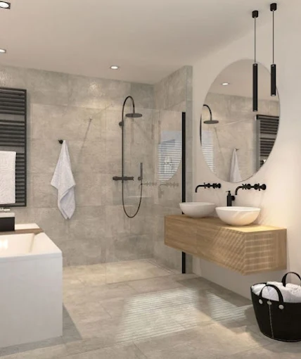 Salle de bains rénovée